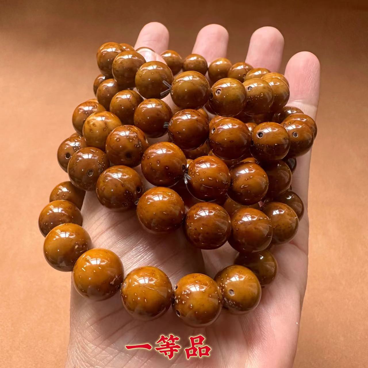 Purple Gold Rat Bracelet, Purple Gold wealth-attracting Rat Bodhi cultural Play bracelet, round and polished easy plate cultural play Buddhist prayer beads manufacturer wholesale pic 16