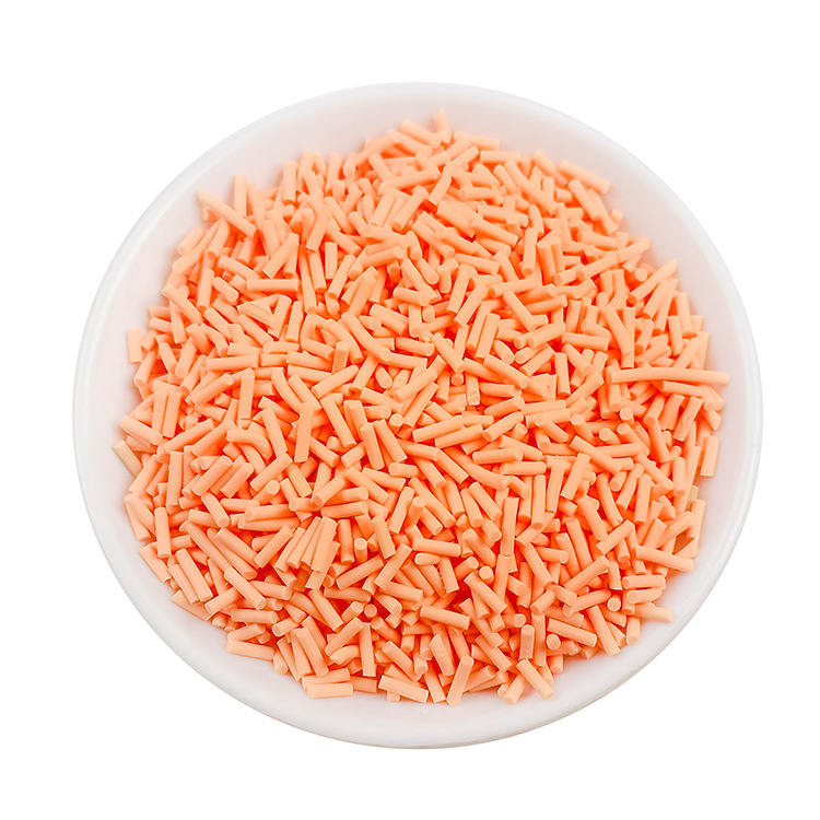 50g artificial soft clay long strip sugar granules packaging, food and play chocolate, handcrafted material, cream glue decorated soft clay granules pic 25