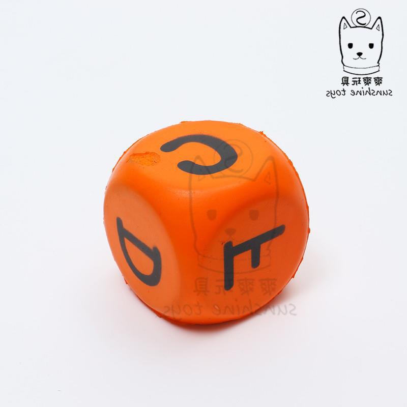 Cross-border factory soft solid dice, pu foam sponge balls, rounded corner squares, large color pieces promotional game handicrafts pic 15