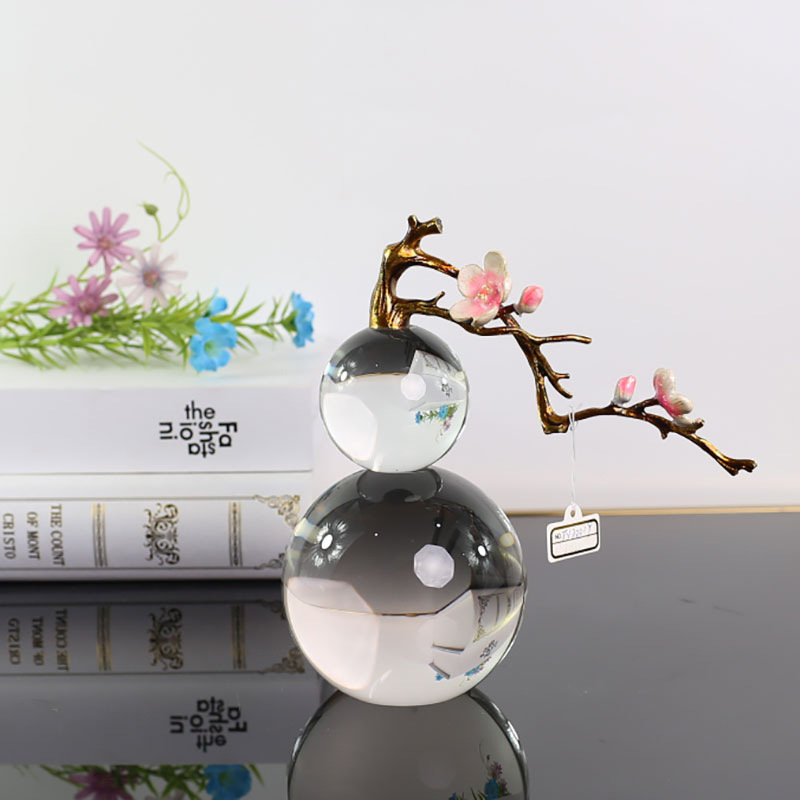 Housewarming gift creative home, crystal gourd art display, TV cabinet, living room decoration, modern light luxury handicrafts pic 25