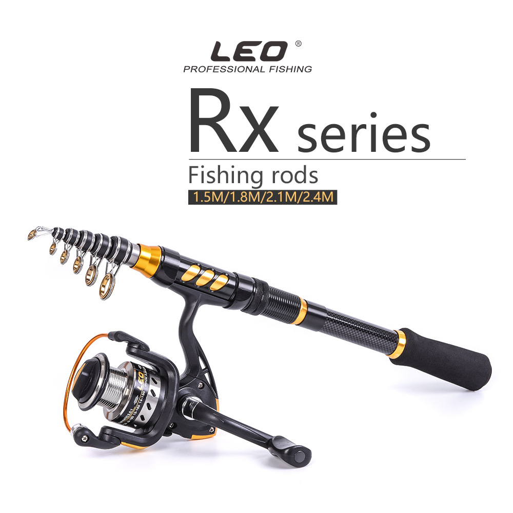28004 LEO/ Leou [Rx Series Ultra-Short Carbon Fishing Rod] Mini Luaji Fishing Rod and fishing gear Cross-border pic 10