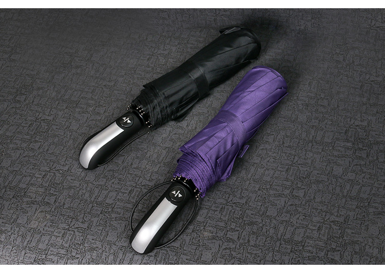 Creative 10-bone fully automatic umbrella advertising gift umbrella, reinforced all-weather business umbrella manufacturer pic 14