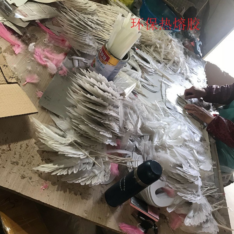 الريش بالجملة مزخرفة بالكعك مزخرفة بريش الملاك المزخرفة بالنموذج pic 17