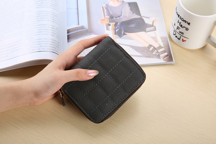 2023韩版迷你小钱 包女包短款拉链短款可爱零钱包学生绣花钱包女详情3