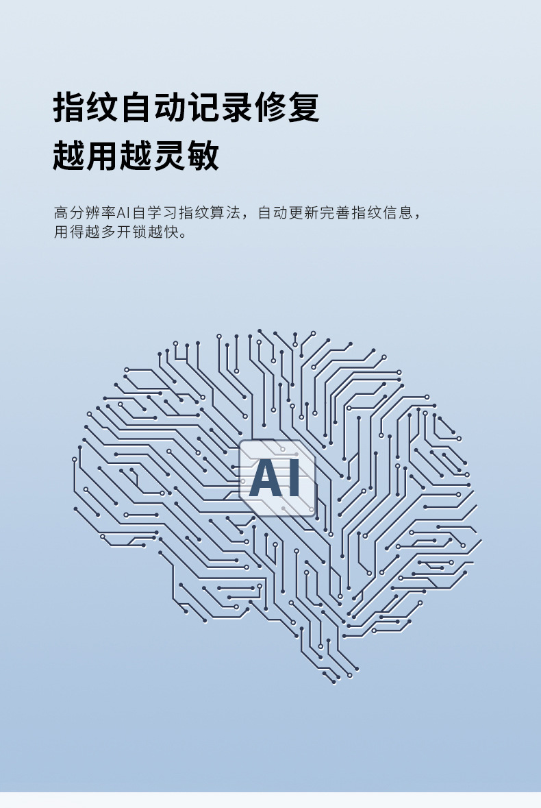 厂家批发一握开指纹锁家用防盗门锁电子密码锁工程锁智能门锁公寓详情10
