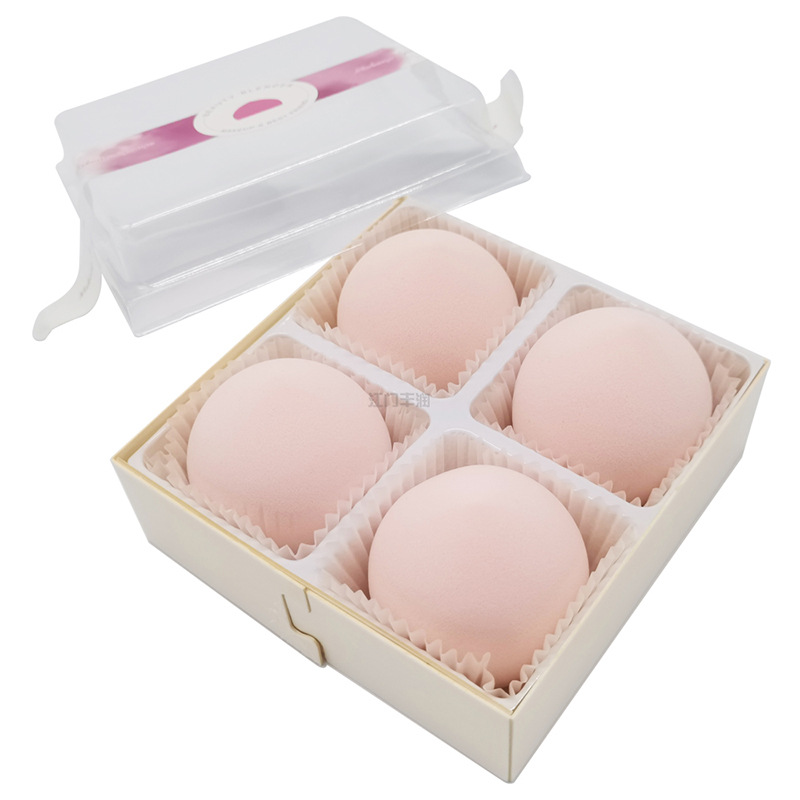Peach-shaped non-latex skin-friendly, enlarged when soaked in water, dry and wet dual-purpose cosmetic eggs pic 10