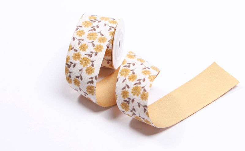 Single-sided floral English polka dot twill printed webbing DIY bow hair accessory shoelaces top hat decoration pic 16