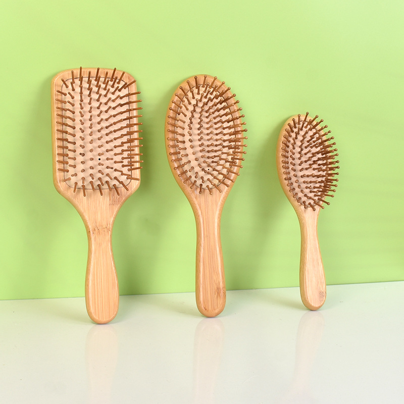 厂家直销木质气囊梳楠竹按摩梳大号梳子按摩头皮经络梳气垫梳现货详情18