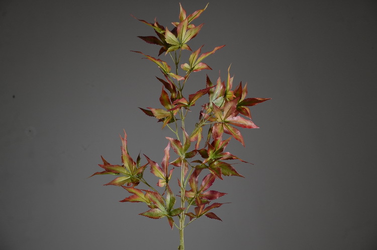 Factory wholesale of artificial flowers, direct sales from the manufacturer, wholesale of artificial green plants, home decoration flowers, red artificial leaves, artificial maple leaves pic 20