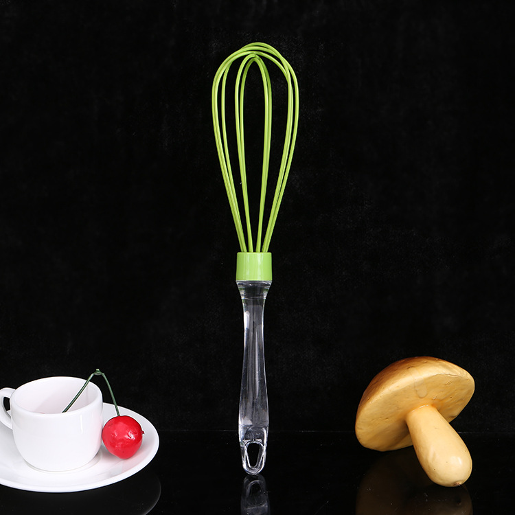 Kitchen DIY baking tools, colorful manual cream mixer and dough mixer, transparent handle egg beater manufacturer wholesale pic 5