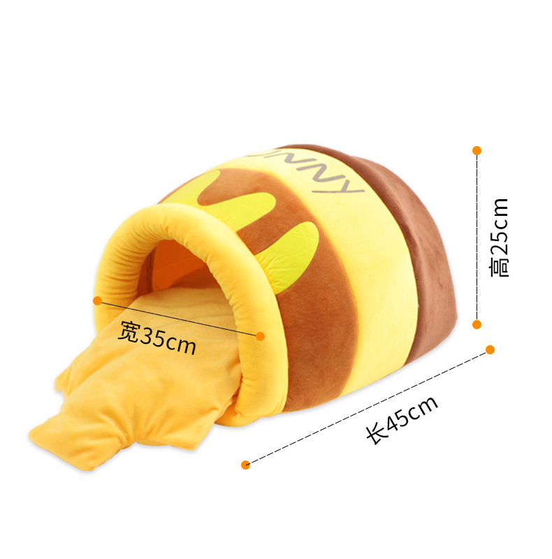 网红蜜罐窝宠物窝保暖舒适冬季用品猫屋猫房子可拆洗宠物用品批发宠物窝猫窝详情11