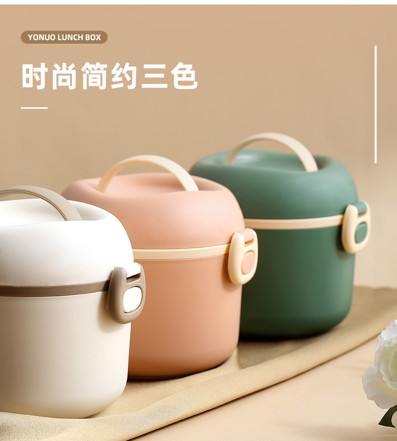 新款学生饭盒微波炉专用可加热便当盒上班族成人食品级不锈钢饭盒详情15