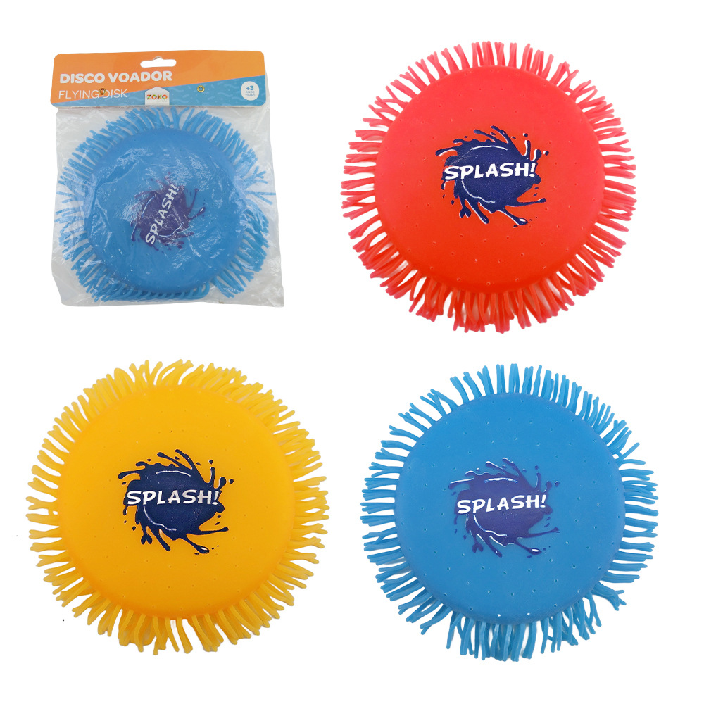 新款现货TPR吸水飞盘甩水飞碟亲子户外运动夏日戏水沙滩解压玩具详情2