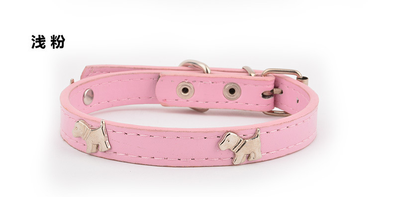 Collar para mascotas nueva versión coreana multicolor collar para perros ajustable material de PU accesorios para gatos y perros accesorios para mascotas collar pic 13