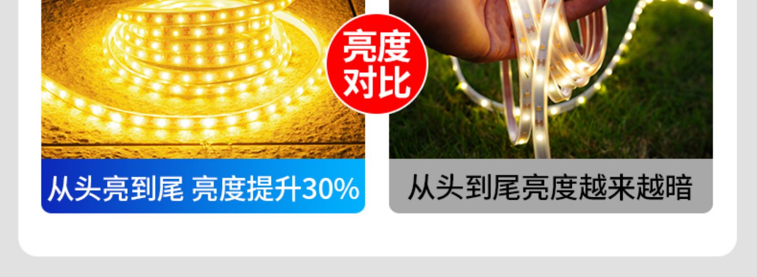 太阳能灯带自粘户外防水庭院阳台氛围室外彩超亮led线条灯串闪灯详情3