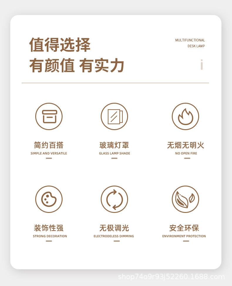 Nordic melting wax lamp, light luxury melting candle lamp, table lamp, bedroom, ins girl bedside lamp, romantic Internet celebrity scented candle lamp pic 6