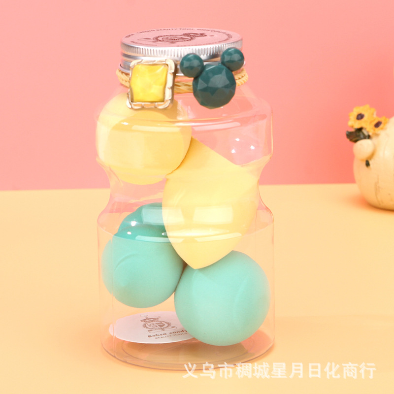 4 Li Jiaqi beauty eggs, no-powder makeup sponges, powder puffs, makeup eggs, gourd cotton super soft tool balls pic 4