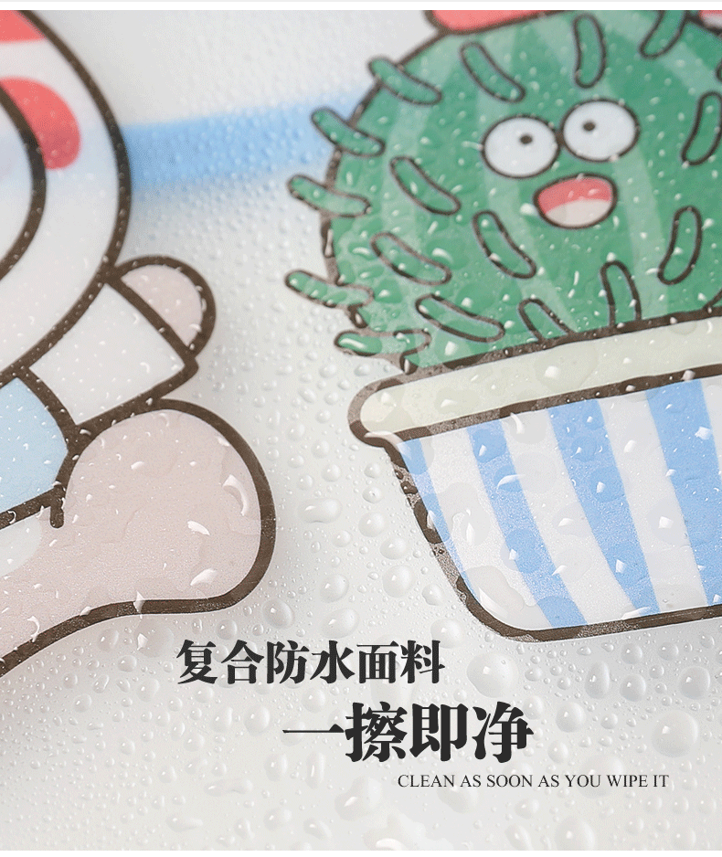 ODM儿童防水防脏长袖罩衣宝宝吃饭围裙画画反穿衣可爱卡通定制详情7