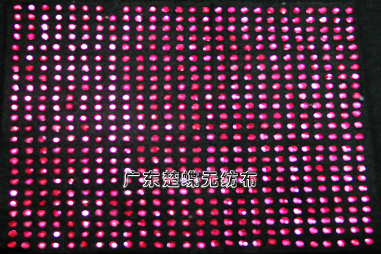 Non-woven fabric, multi-specification acrylic hot drilling and hot stamping processing, non-woven fabric material, fabric and fabric art processing pic 5