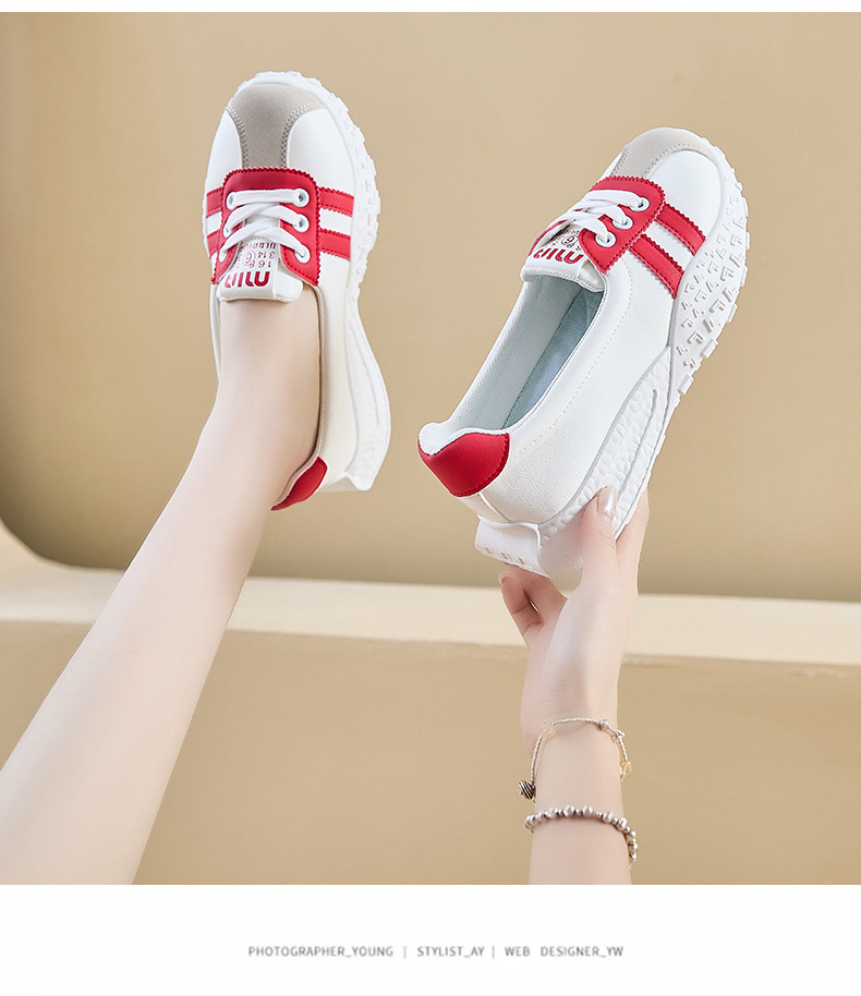ins韩版阿甘鞋女潮2024秋季新款厚底增高学生运动跑步休闲HQ6602详情17