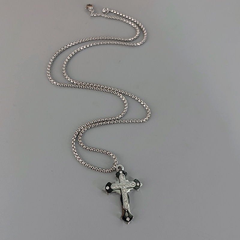 不掉色钛钢项链男潮小众设计高级感男士锁骨链个性街拍学生颈链潮详情44