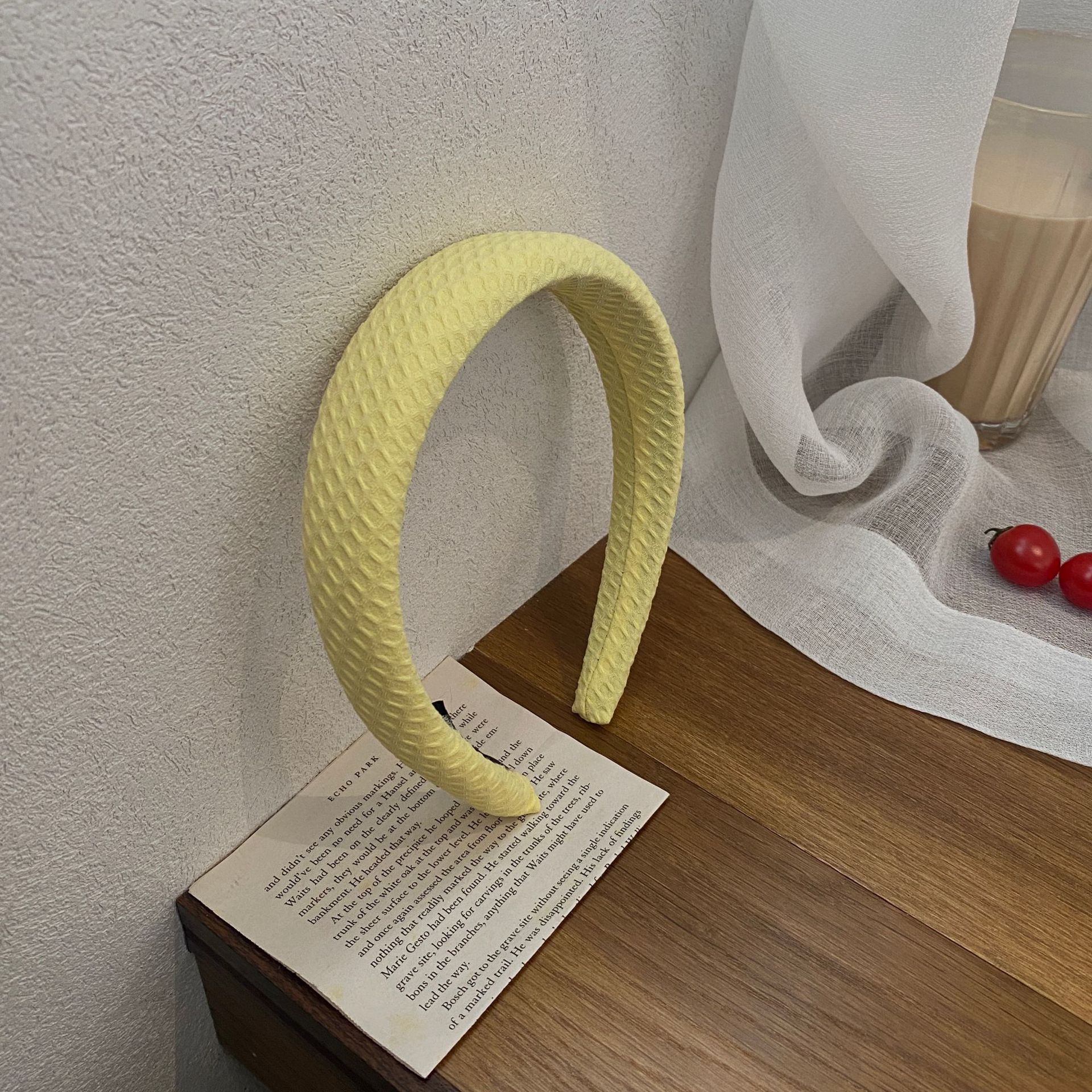 Colorful high skull top sponge hair band for women, versatile for going out, high-end hair clip headwear, face wash hair tie, summer headband pic 22