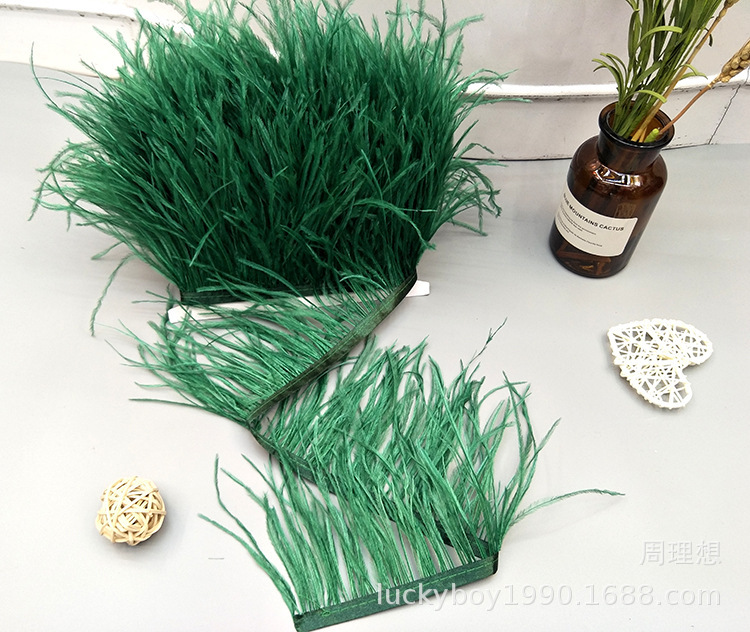 Ostrich feather fabric tape in stock, 6-8cm, clothing and accessories, lace, feather, ostrich feather fabric edge pic 33
