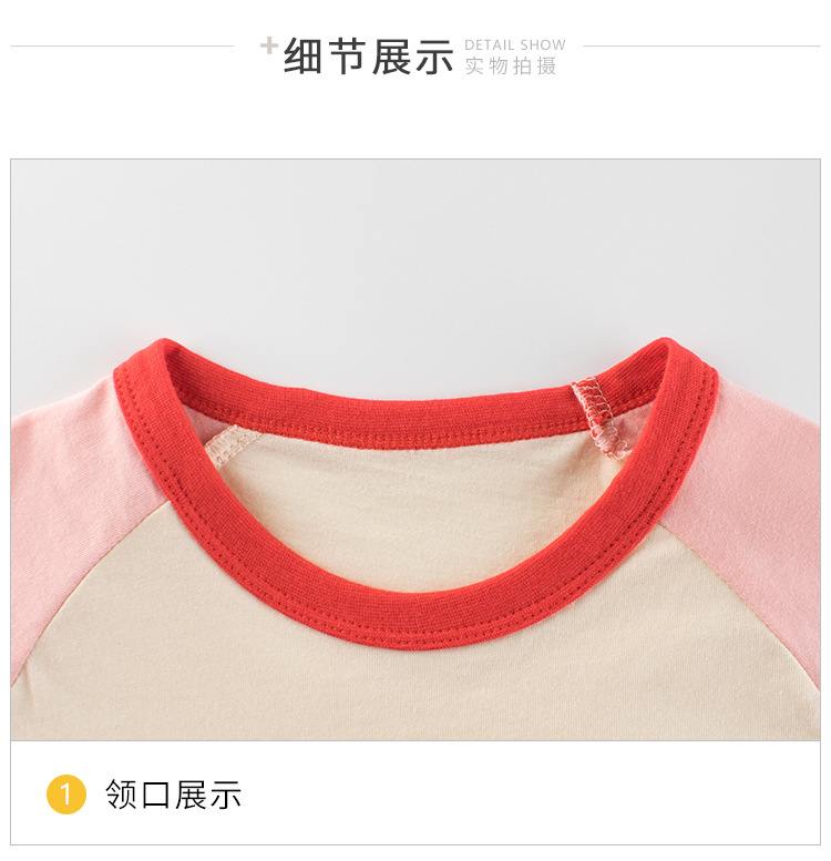 童装2024夏季新款儿童T恤  女童韩版卡通小熊短袖上衣一件代发详情6