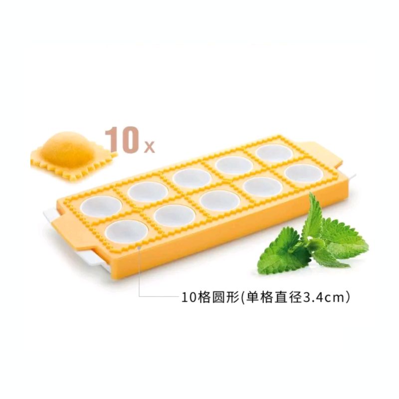 The new 10-compartment Italian fondant baking tool plastic dumpling mold is a bestseller on Amazon pic 8