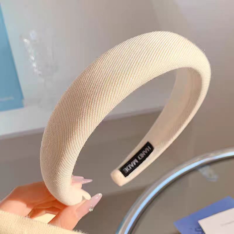 Blue hairband for women, high-end, stylish, wide-brimmed, high-top headband, 2025 new style hair tie, hairpin headwear pic 7