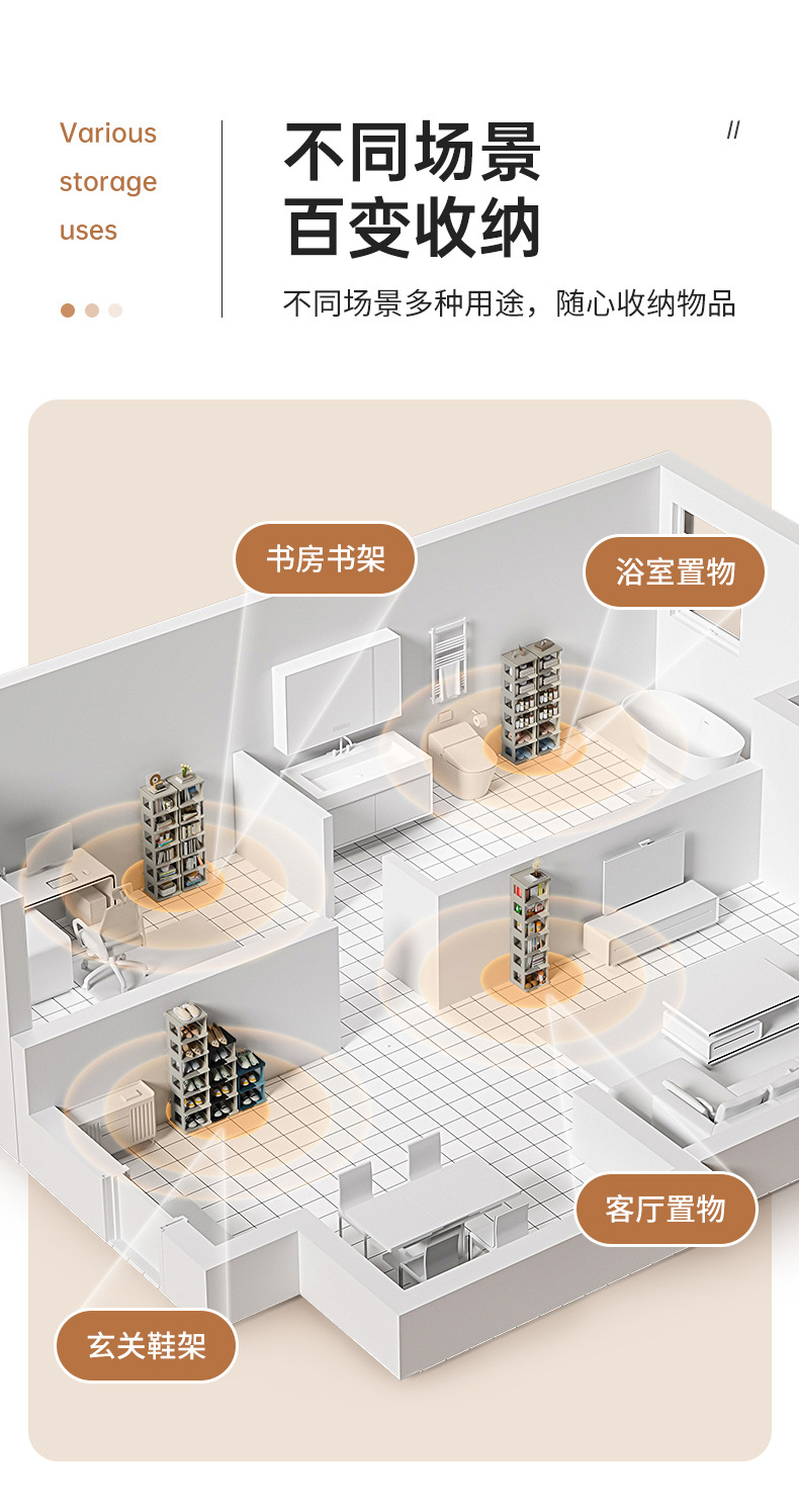 Creative folding shoe rack, multi-layered home, space-saving shoe storage, dormitory foldable shoe cabinet, no need to install shoe boxes pic 9