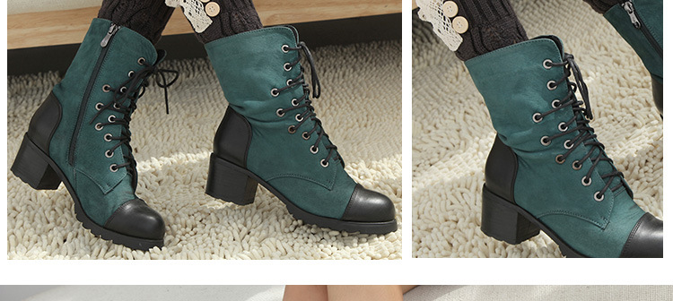 Korean knitted warm leg guards for autumn and winter, sweet solid color lace cutout leg covers, loose button ankle boot covers pic 46