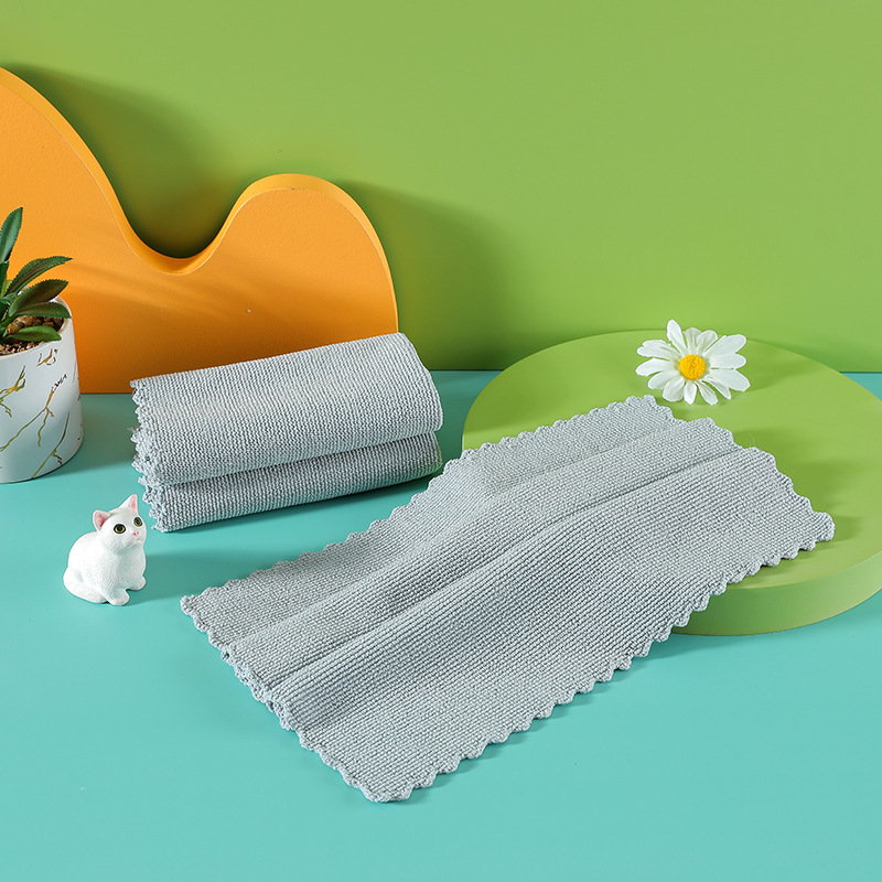 Kitchen dishwashing cloth, car cleaning cloth, glass and porcelain cleaning cloth, table cleaning stainless absorbent square cloth, multi-functional cleaning cloth pic 16