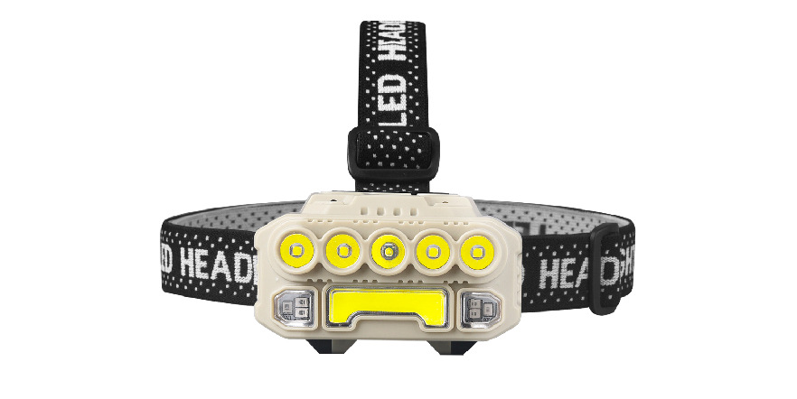 跨境户外LED强光感应头灯 USB充电家用工作灯 头戴钓鱼灯感应头灯详情17