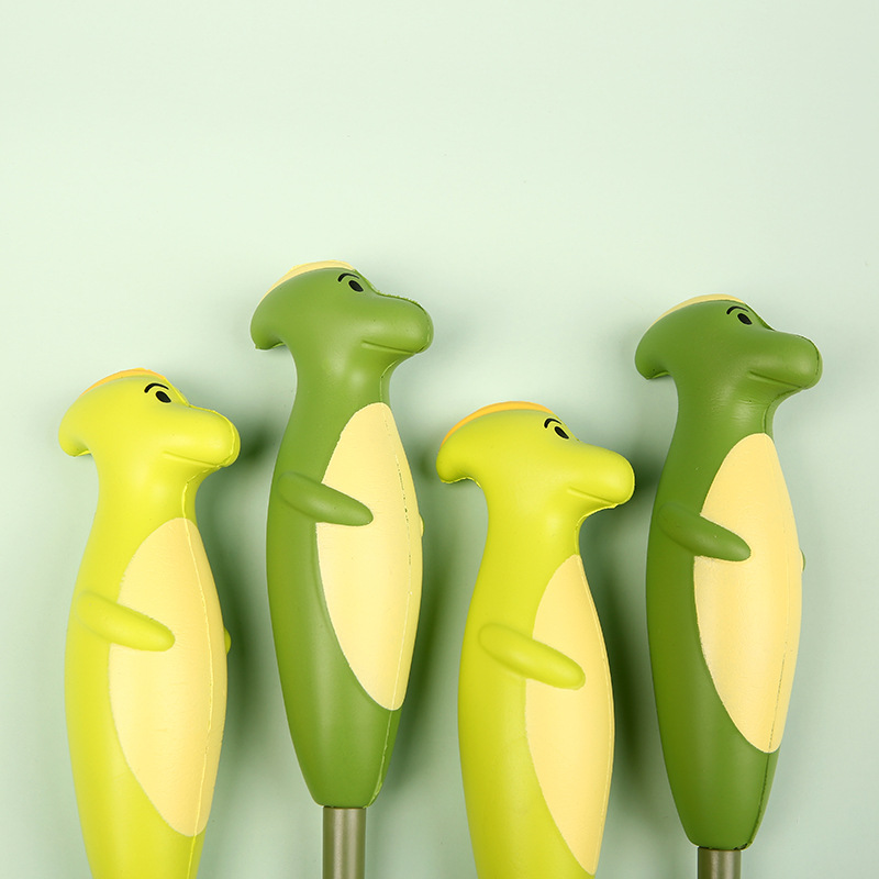 2021 New personalized stress-relieving stationery pen, Japanese-style simple student gel pen, office dinosaur-shaped stationery pen pic 9