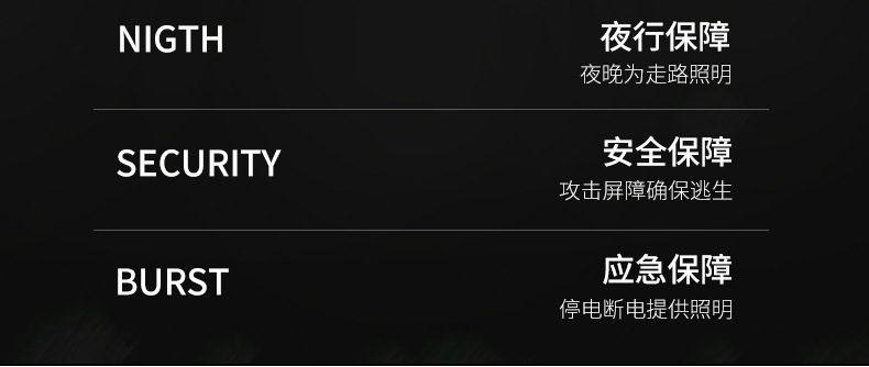 P50 high-power flashlight, high-power rechargeable pen holder, aluminum alloy, Class II, wholesale from Luban e-commerce source manufacturer pic 8