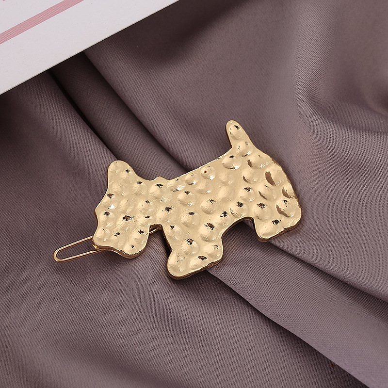 Versión coreana simple strass full diamond lujoso cara nubuck clip de rana clip de pelo adorno de pelo tocados venta directa de fábrica de perros de corea pic 4