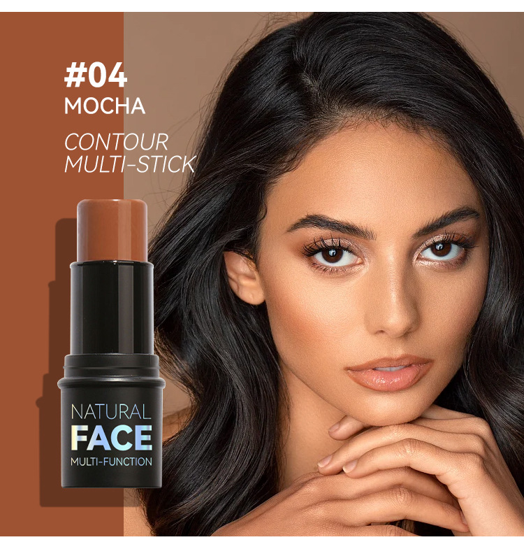 轮廓跨境专供高光修容棒脸部阴影彩妆多用阴影棒腮红膏卧蚕笔详情8