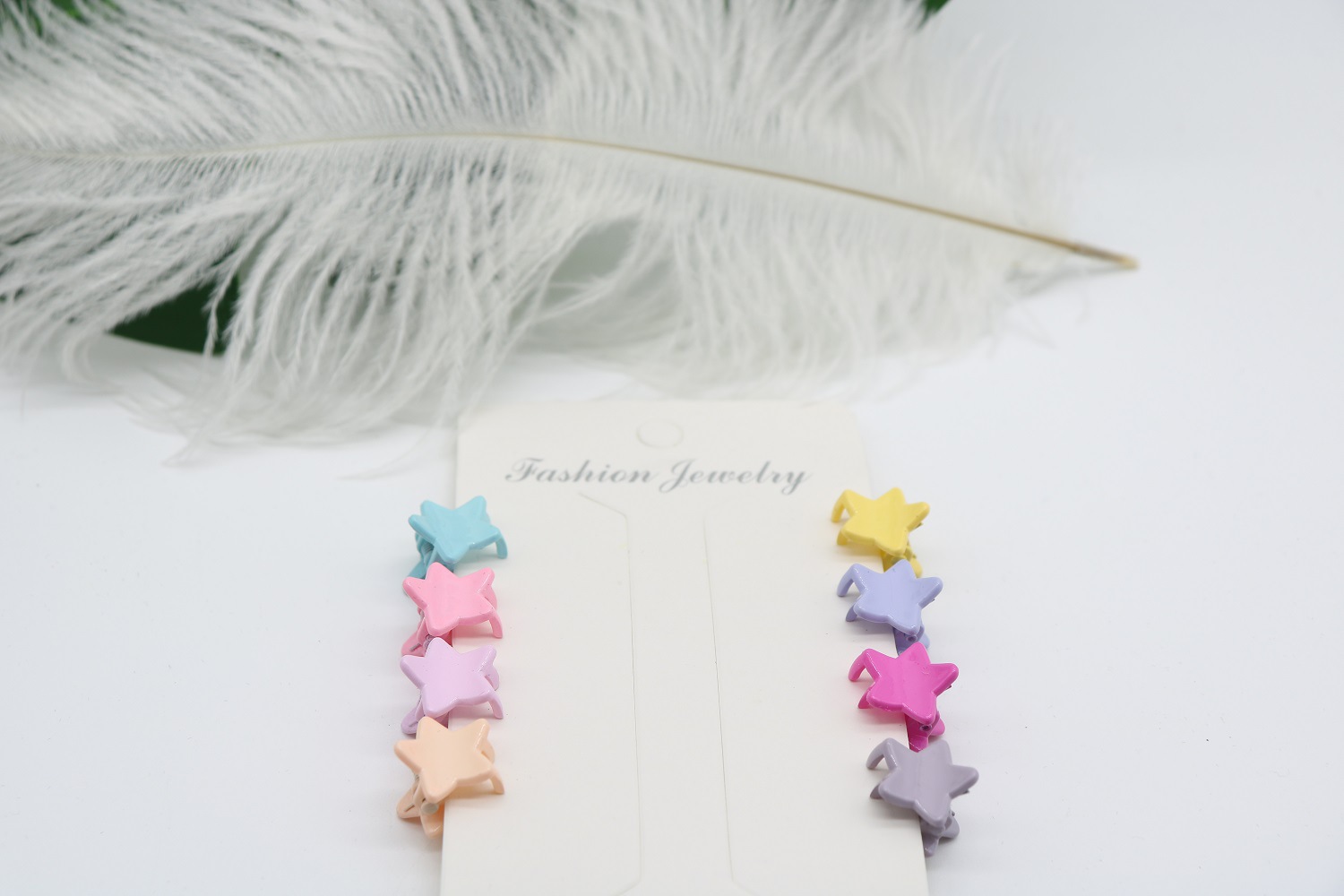 韩版可爱迷你星星小抓夹儿童卡通发卡糖果色碎发侧边刘海夹发夹详情5