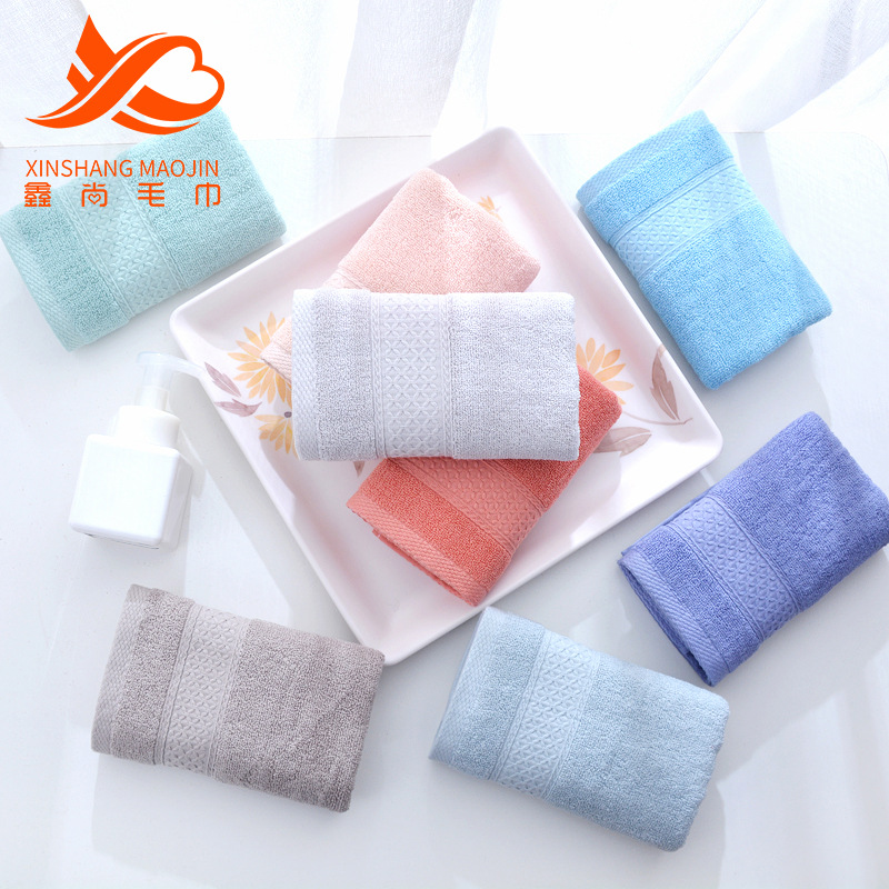Wholesale pure cotton square towels 35*35 Xinjiang long-pile cotton Class A baby and mother small towels, non-shedding, soft and absorbent square towels pic 8