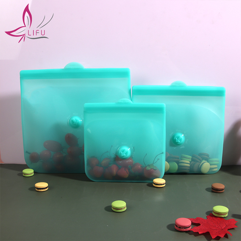 Creative semi-transparent storage bags, food silicone preservation bags, high-temperature resistant storage bags, food silicone sealed preservation bags pic 11