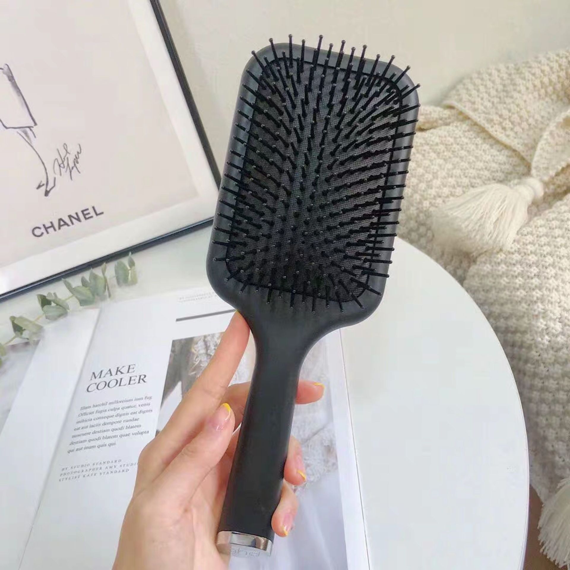 Air cushion comb, massage comb, hair comb, Douyin street stall, popular selling item, airbag comb, printed with customer logo pic 4