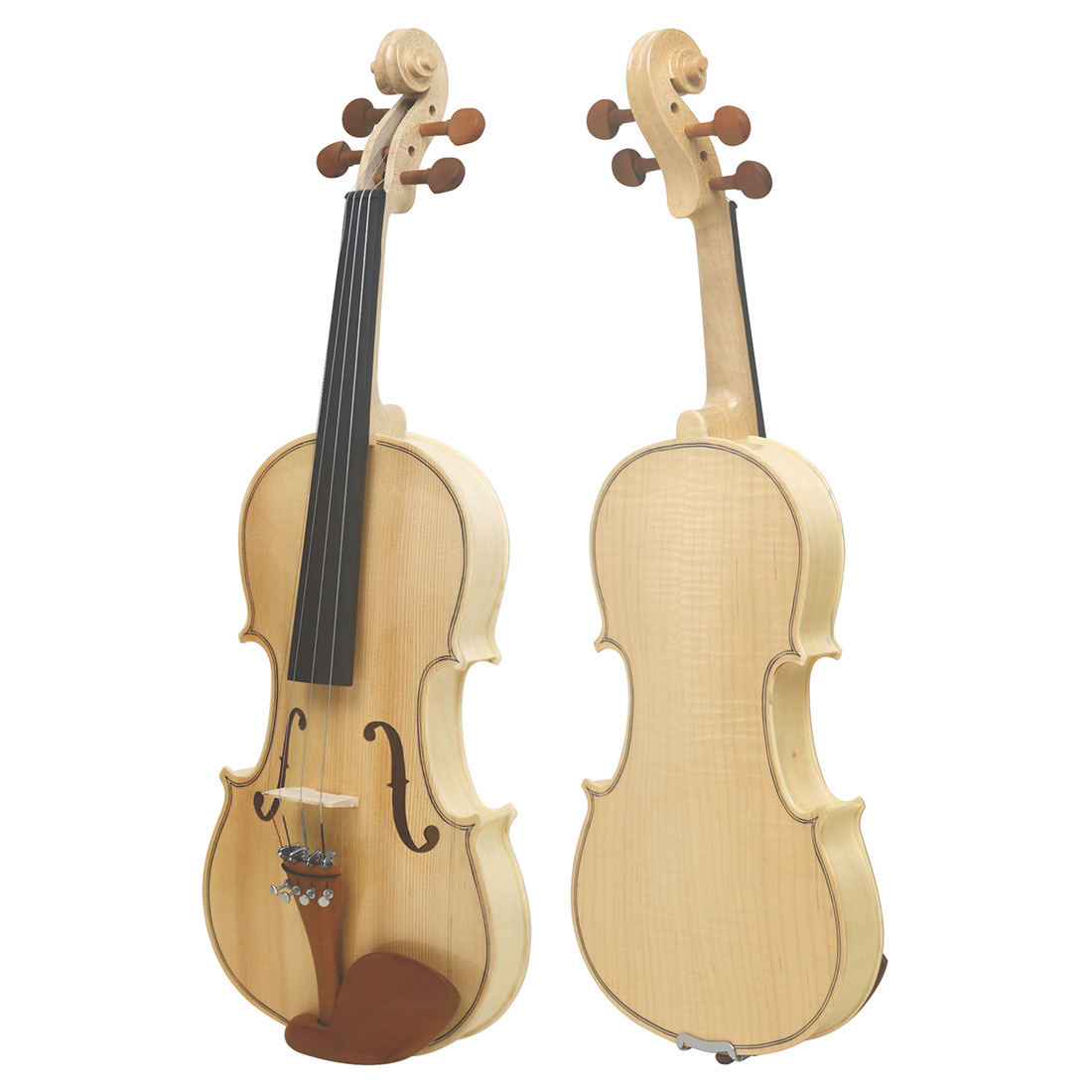 Hand-patterned spruce solid wood violin for students, children, beginners, adults playing tiger-patterned violins 4/4 pic 10