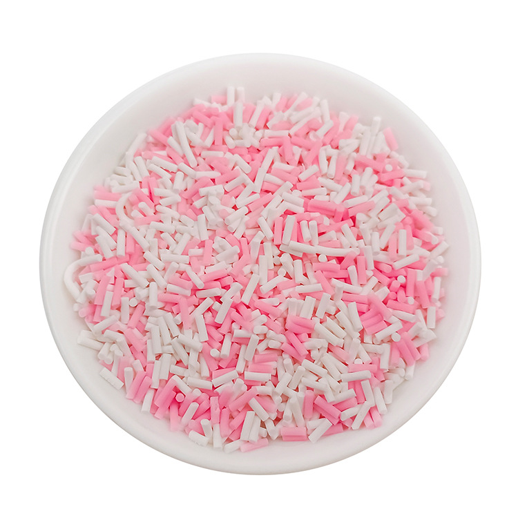 50g artificial soft clay long strip sugar granules packaging, food and play chocolate, handcrafted material, cream glue decorated soft clay granules pic 31