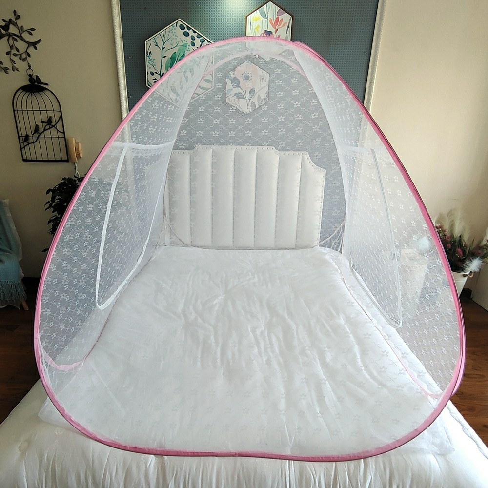 自动魔术钢丝蚊帐 成人可折叠印花出口外贸帐篷详情2