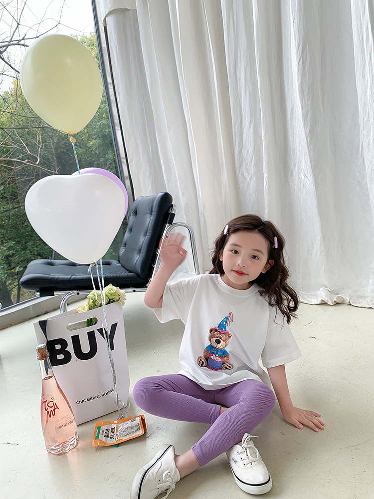 艾摩贝贝2023夏新款童装男女童宝宝可爱T恤儿童数码印花卡通短袖详情27