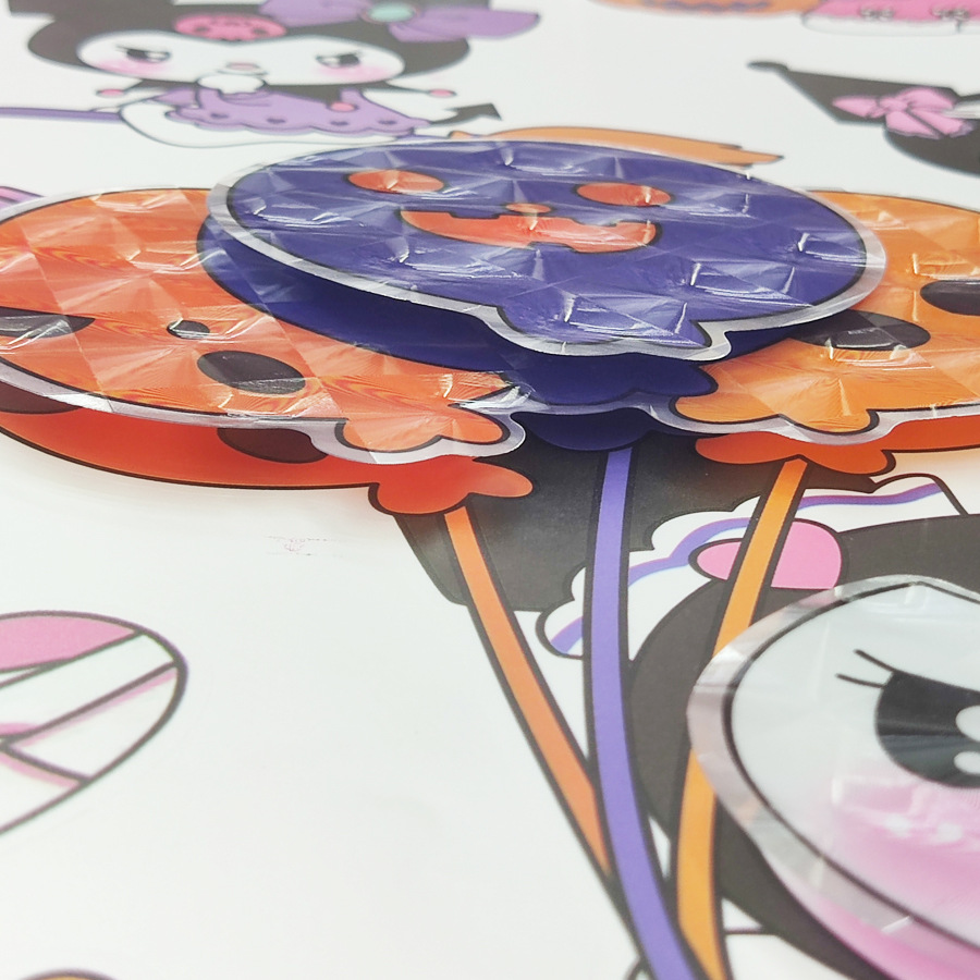 2024新款3D立体卧室客厅玻璃瓷砖装饰贴纸PVC卡通创意层层贴详情14