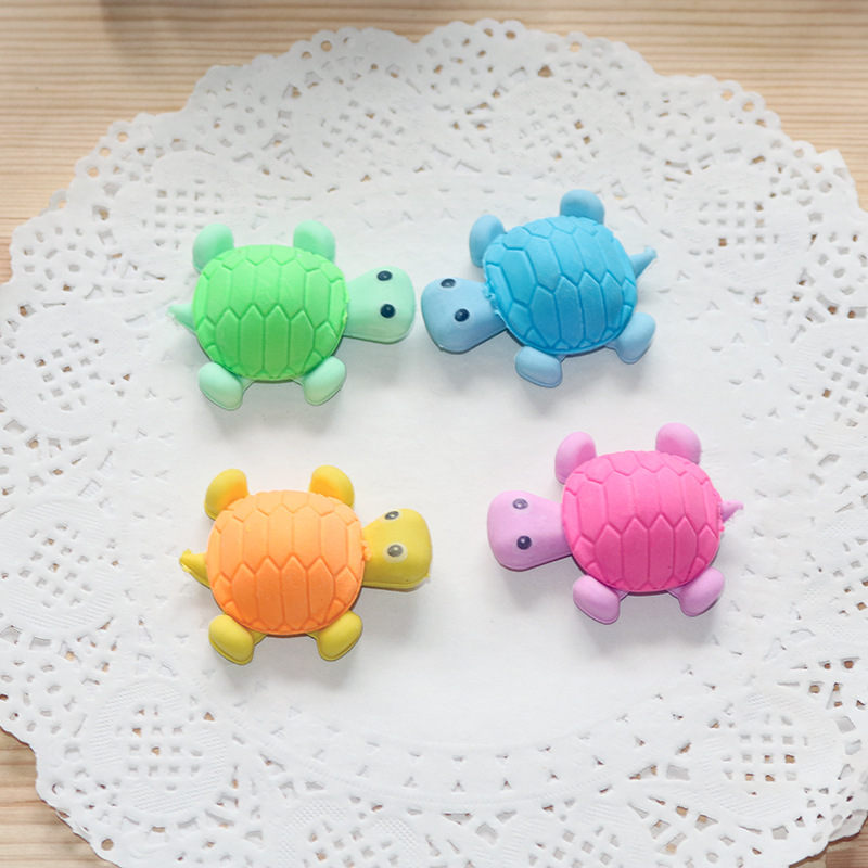Creative cartoon big turtle student eraser, eraser student stationery wholesale manufacturer, eraser wholesale manufacturer custom-made pic 3