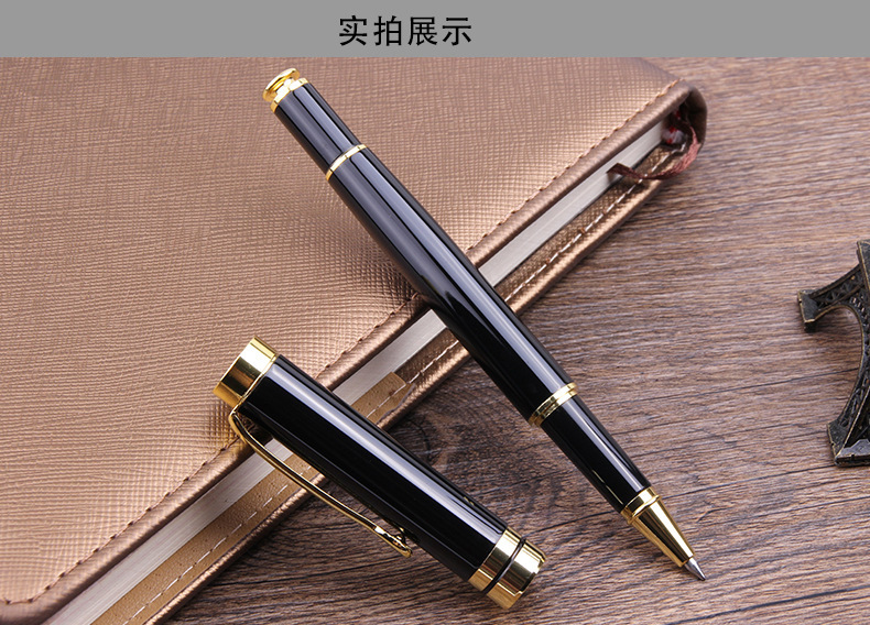 Black gel pens, business gifts, metal signature pens, customized advertising gifts, ballpoint pens, logos, and pens pic 32