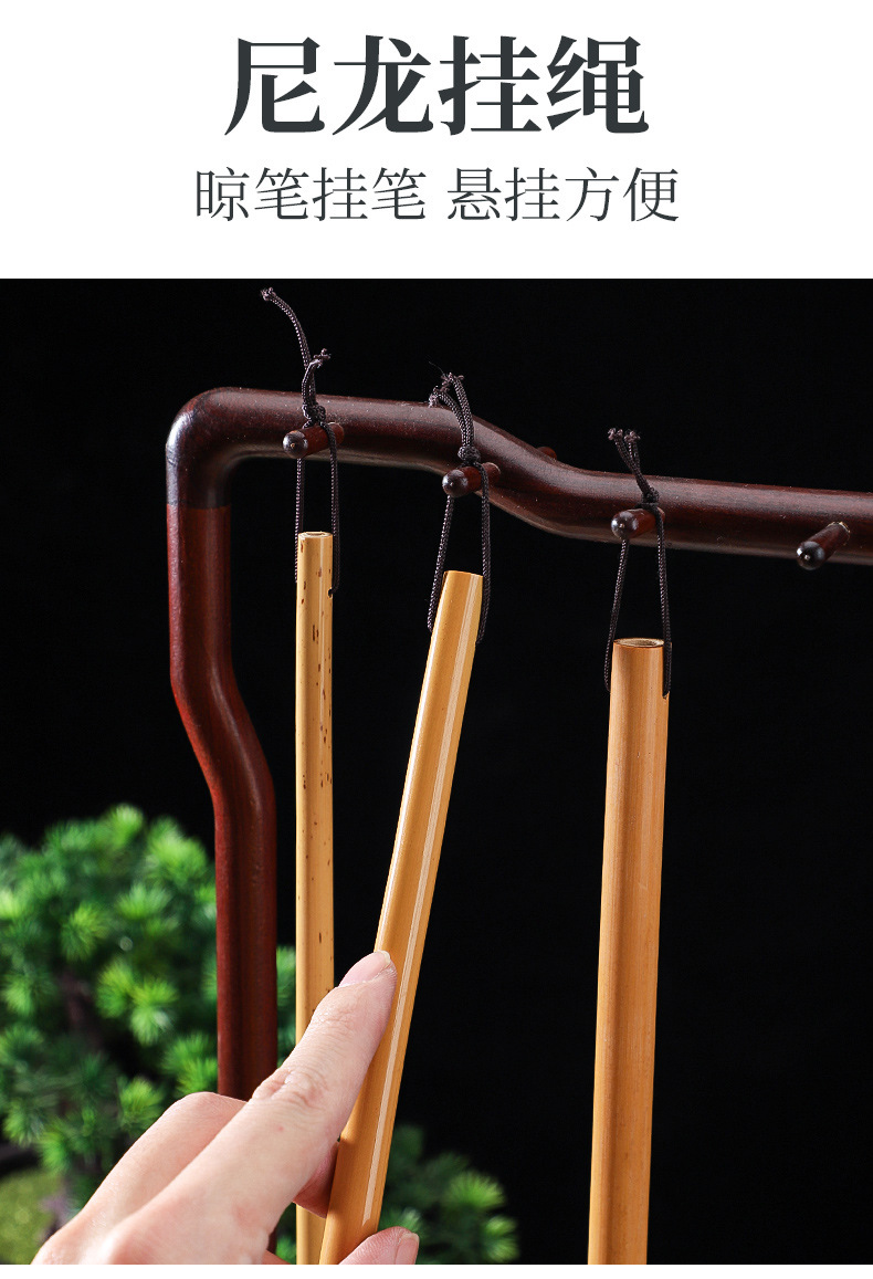 厂家批发销售白云兼毫毛笔书法培训班成人学生练习书画皆宜文房国潮详情11